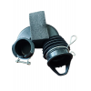Патрубок налива стиральной машины Hansa, MIDEA, Toshiba, Comfee и т.д. XHS-2-1 - 12638100000278