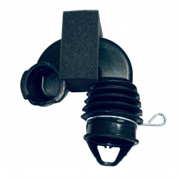 Патрубок налива стиральной машины Hansa, MIDEA, Toshiba, Comfee и т.д. XHS-2-1 - 12638100000278 (1039935)