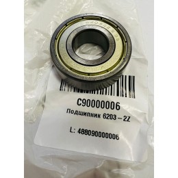 Подшипник 6203ZZ WHRBC- 17*40*12 мм (6203, 0723, 203) для стиральной машины
