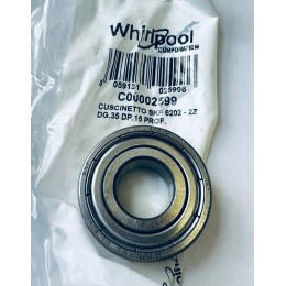 Подшипник 202 SKF - 15*35*11 мм (6202, 0722) для стиральной машины - SKF Италия 6202-2Z C00002599