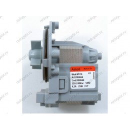 Помпа для стиральной машины Askoll M116 Art. RS0666 Cod RS0666 25W на 3 саморезах, контакты спереди раздельно 