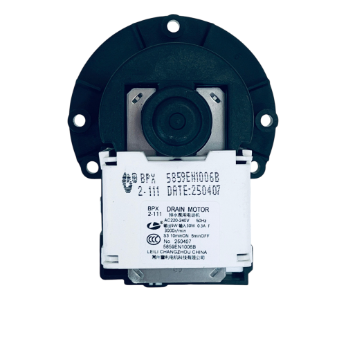 Помпа для стиральной машины LG - 5859EN1006B BPX2-111 30W на 3 саморезах, контакты спереди раздельно 