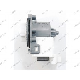 Насос для стиральной машины AEG, Electrolux, Zanussi, Indesit, Ariston, Whirlpool и т.д. - Hanyu B20-6AZC 9010207 30W на 3 защелках, контакты назад под фишку