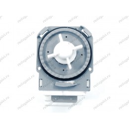 Насос для стиральной машины AEG, Electrolux, Zanussi, Indesit, Ariston, Whirlpool и т.д. - Hanyu B20-6AZC 9010207 30W на 3 защелках, контакты назад под фишку