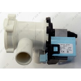 Насос для стиральной машины Bosch, Siemens в сборе с улиткой и фильтром Mainox 30W B20-6 на защелках, контакты вперед под разъем