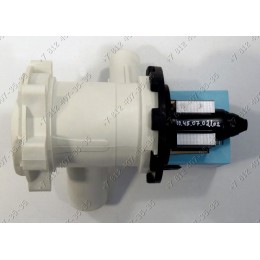 Насос для стиральной машины Bosch, Siemens в сборе с улиткой и фильтром Mainox 30W B20-6 на защелках, контакты вперед под разъем