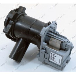 Насос для стиральной машины Bosch, Siemens в сборе с улиткой и фильтром Askoll M50 (M221) 30W на защелках, контакты вперед под разъем (под фишку)