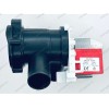 Насос для стиральной машины Bosch, Siemens в сборе с улиткой и фильтром Mainox 30W на защелках, контакты вперед под разъем (под фишку)