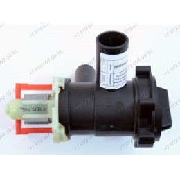 Насос для стиральной машины Bosch, Siemens в сборе с улиткой и фильтром Copreci EBS25560809 30W на защелках, контакты вперед под разъем (под фишку)