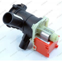 Насос для стиральной машины Bosch, Siemens в сборе с улиткой и фильтром Copreci EBS25560809 30W на защелках, контакты вперед под разъем (под фишку)