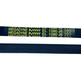 Ремень для стиральной машины Electrolux EWH1086, Zanussi FL984CN и т.д. - EL 1280 J6 megadyne