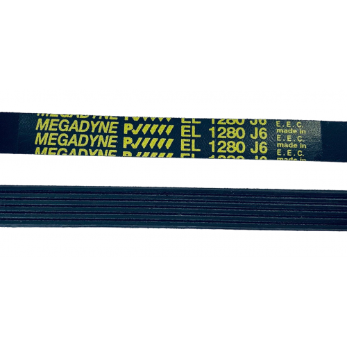 Ремень для стиральной машины Electrolux EWH1086, Zanussi FL984CN и т.д. - EL 1280 J6 megadyne
