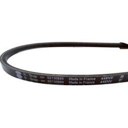 Ремень стиральной машины Candy - Gates 3L-SNAP-ON 92130889 446NV - Made in France - КЛИНОВИДНЫЙ
