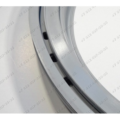 Резина люка стиральной машины Indesit Ariston WMUG5050BCIS WMUF5050BCIS NWU5105LB  и т.д. - 144003044 - C00299530 - ОРИГИНАЛ