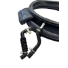 Резина люка для стиральной машины Haier 0020301796F - 0020301796G - HWD80-BP14959A , HWD80-BP14959B , HWD80-BP14929A  и т.д.