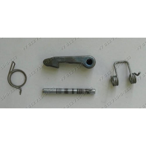 Крючок люка, пружина, ось, крепеж стиральной машины Zanussi FL 984 CN