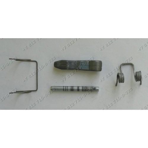 Крючок люка, пружина, ось, крепеж стиральной машины Zanussi FL 984 CN
