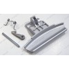 Ручка люка серебристая стиральной машины Ariston ARXD105CIS/S, ARXF105CIS/S, ARXXD105CIS/S
