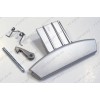 Ручка люка серебристая стиральной машины Ariston ARXD105CIS/S, ARXF105CIS/S, ARXXD105CIS/S
