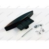 Ручка люка черная в сборе для стиральной машины Ariston RSG 721 EX, RPD 9467 J UK