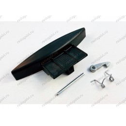 Ручка люка черная в сборе для стиральной машины Ariston RSG 721 EX, RPD 9467 J UK