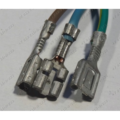 Cетевой шнур cтиральной машины Candy Holiday 1040 R Aqua 1000DF-07S
