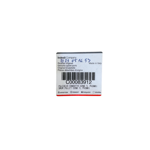Шкив стиральной машины Indesit, Ariston 174001598.00 C00083912