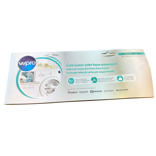Шланг заливной для стиральной и посудомоечной машины длина - "папа-мама" - 1,5 метра, для удлинения 