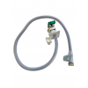 Шланг налива c аквастопом стиральной машины Bosch, Siemens -  8001227989, BITRON Type 87 в сборе с клапаном