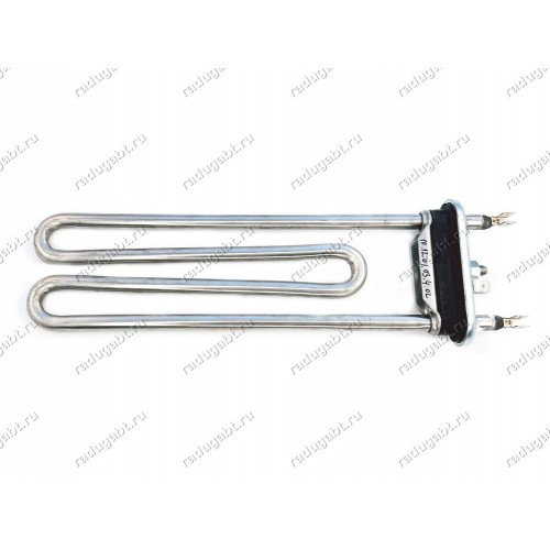 Тэн для стиральной машины Electrolux, Zanussi, AEG, Rosenlew, IKEA и т.д. KAWAI 235 мм 1950W с отверстием, двойная клемма
