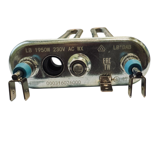 Тэн для стиральной машины Aeg, Electrolux, Zanussi 1950W 235 мм с отверстием Thermowatt Wuxi 000316026000 LB1DAB