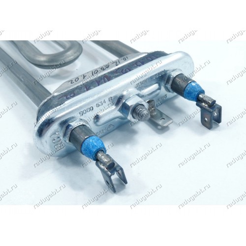 Тэн 1950W, 235 мм, прямой для стиральной машины AEG LVMT3100, Electrolux EW1085F с узкой резинкой!