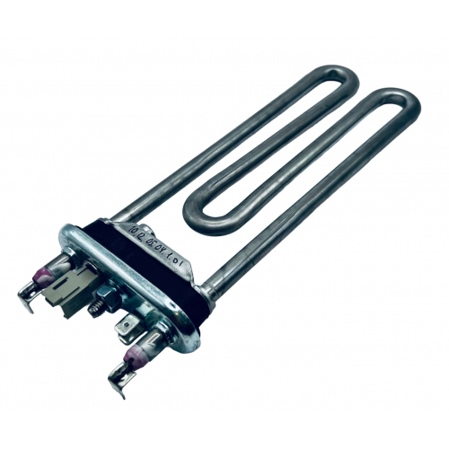 Тэн для стиральной машины AEG, Electrolux, Zanussi 1750W 190 мм прямой, в сборе с датчиком KAWAI одинарная клемма