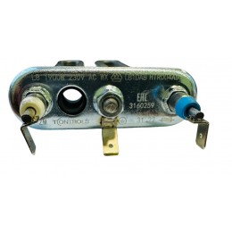Тэн для стиральной машины Indesit, Ariston 1900W 183 мм с отверстием T-Controls 3160259 C00273277