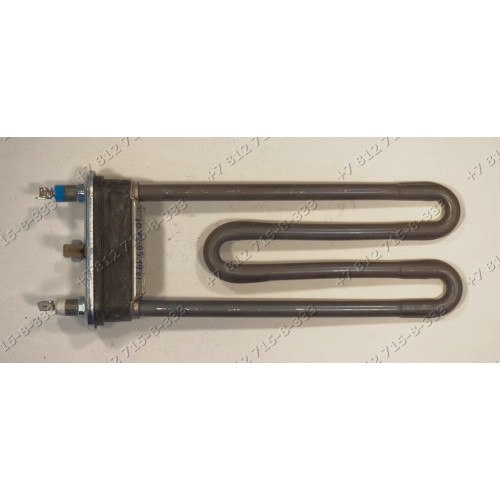 Тэн для стиральной машины Indesit, Ariston 1900W 183 мм с отверстием Thermowatt Италия C00273277