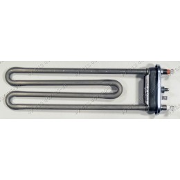 Тэн 1850W 237 мм Thermowatt прямой с отверстием, двойная клемма для стиральной машины Indesit Ariston