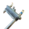 Тэн для стиральной машины Bosch, Siemens и т.д. 2000W 240 мм прямой с отверстием BLECKMANN 03227 8001191572 ОРИГИНАЛ