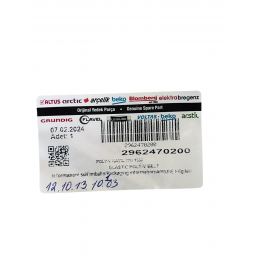 Ремень привода 7PH 1956 HUTCHINSON POLY V Made in EU для сушильной машины BEKO, ASKO - 2962470200
