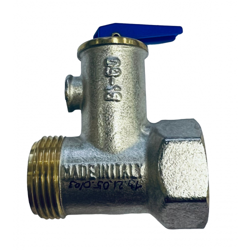 Клапан предохранительный с рычажком для водонагревателей ARISTON 3/4", 8,5 Бар, Италия 60001310 - ОРИГИНАЛ