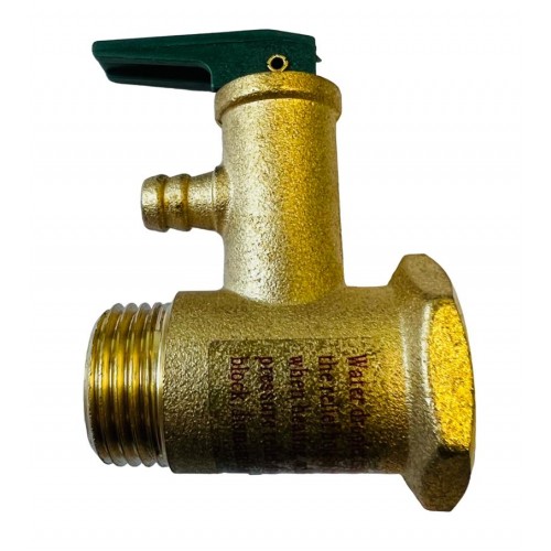 Клапан предохранительный с ручкой для водонагревателя Haier 1/2", 8 Бар - 0040801328