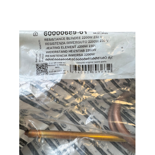 Тэн водонагревателя 2200W фланец 48 мм Type RF для Ariston 60000689-01 Thermowatt (Италия)