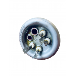 Тэн 2000W фланец 64мм Медь Thermowatt водонагревателя Thermex, Electrolux, Zanussi, Polaris, Garantherm и т.д.изогнутый - горизонтальный